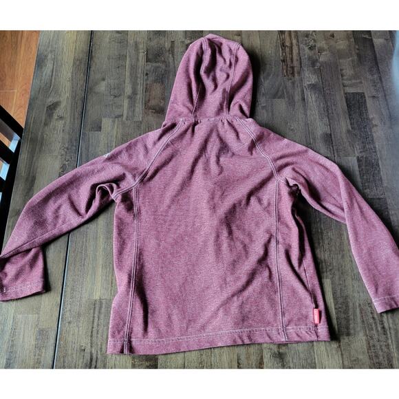 CRAGHOPPER Nosilife Insect Shield Full Zip Burgundy Hooded Sweatshirt Age 7-8 - Picture 8 of 10